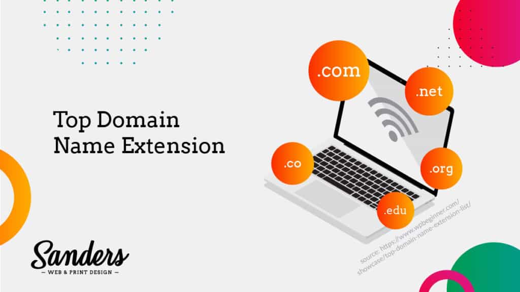 Wordpress most common domain extension - Sanders Design