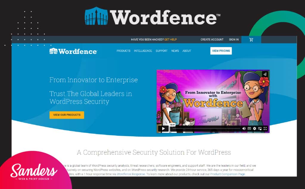 WordFence Security - Sanders Design
